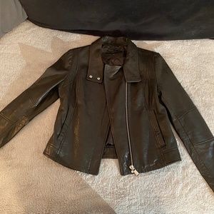 Andrew Marc Women's Leather Biker Jacket